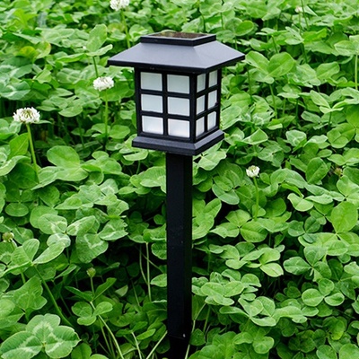 户外创意太阳能灯LED房型花园灯草坪灯 路灯 庭院灯地插灯中式灯