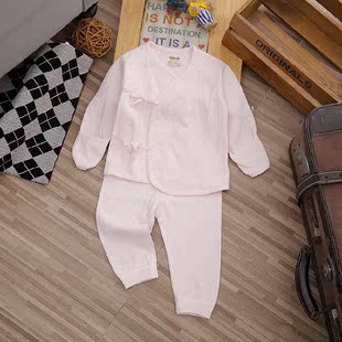 初生婴儿衣服 新生儿0-3月内衣套装纯棉  2015新款男女宝宝和尚服
