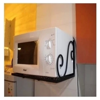 创意铁艺壁挂简易厨房用品置物架调味料放置架烤箱架物品架特价