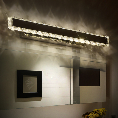 LED水晶镜前灯 防水防雾壁灯卫生间浴室镜柜灯现代简约化妆镜子灯