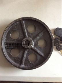 8寸铁轮电焊机轮 铸铁轮 空压机轮子 烤箱耐高温轮工业轮