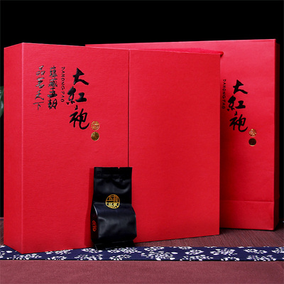 五朝品茗武夷岩茶特级大红袍茶叶高档礼盒装浓香型乌龙茶茶叶礼盒