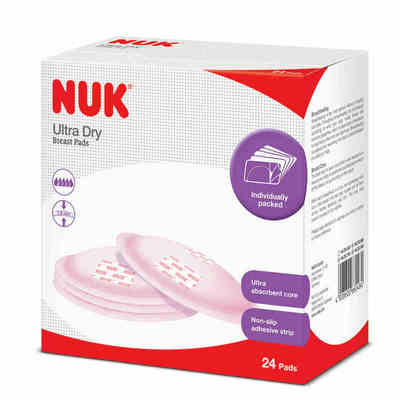 NUK 一次性乳垫 超薄干爽防溢乳垫(24片/盒)新旧包装随机发货