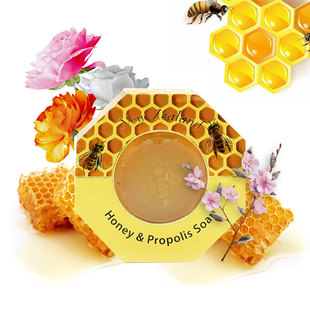 现货新西兰 parrs帕氏蜂蜜蜂胶天然皂 抗菌祛痘洁面沐浴保湿滋润