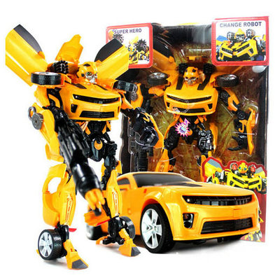 变形金刚4玩具 大黄蜂汽车人 擎天柱机器人模型儿童玩具男孩礼物