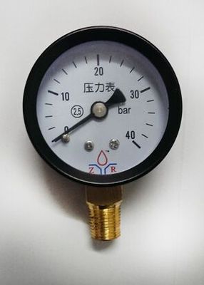 压力表 润滑油泵压力表 油泵压力表 润滑泵压力表注油机 R1/8牙