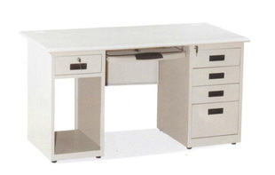 特价厂销简约现代电脑桌办公家具钢制电脑桌书桌铁皮办公桌写字桌