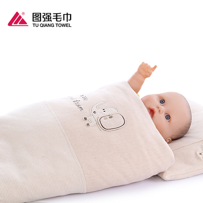 图强 婴儿被子纯棉秋冬 彩棉儿童棉被宝宝床上用品套件满月礼品