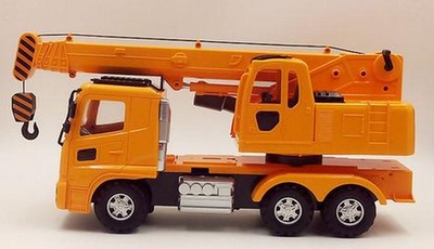 包邮正品力利工程车系列 大号32810 惯性起重机 大吊车儿童玩具车