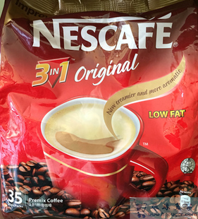 包邮 香港代购新加坡进口雀巢咖啡Nescafe速溶咖啡3合1原味三合一