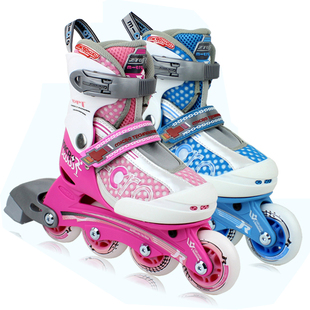 正品米高ZT0儿童直排可调轮滑鞋全套/ZZ0升级款溜冰鞋