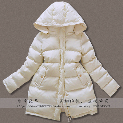 2015韩版范儿羽绒棉衣加厚实拍 女装冬装外套中长款棉服宽松连帽