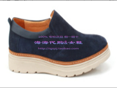 千百度2015年秋春款新款男鞋单鞋商场专柜正品代购A5413882X08X09