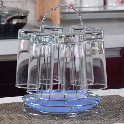 杯架晾杯子架水杯倒挂架创意玻璃杯架沥水杯架厨房置物架茶杯收纳