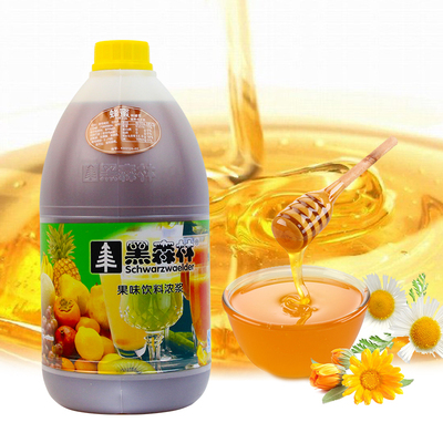 鲜活低倍蜂蜜果汁 1:5倍果汁 黑森林果汁 2.5kg/桶 果汁饮料