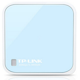 TP-LINK TL-WR802N 迷你无线路由器 300M便携 wifi信号放大器
