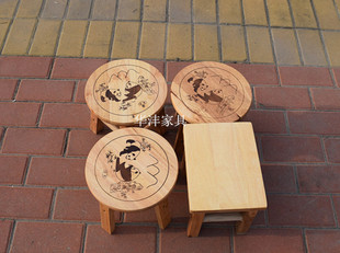 木凳方凳儿童凳橡木小园凳换鞋矮凳简约实木小板凳包邮