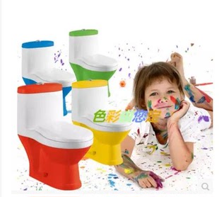 儿童彩色马桶陶瓷 儿童坐便器 幼儿园座便器小孩大便池包邮