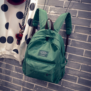 韩国2016帆布经典复古校园便携超轻柔软书包双肩包女包旅行背包包