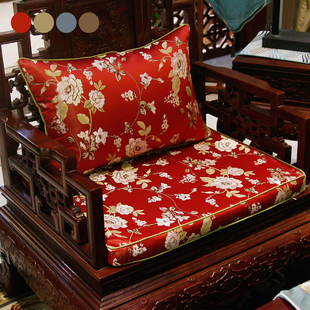 罗曼时光 红木沙发坐垫中式实木沙发垫罗汉床飘窗垫加厚冬季定制