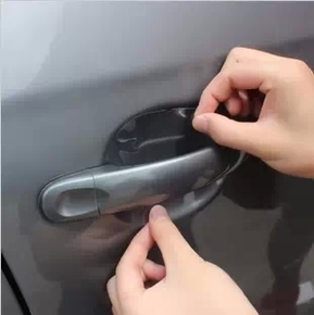 汽车门把手保护膜 拉手保护膜 门腕保护门碗贴膜一套四片装通用型