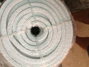 陶瓷纤维圆编绳/陶瓷纤维绳/耐火纤维绳/石棉绳一卷5公斤