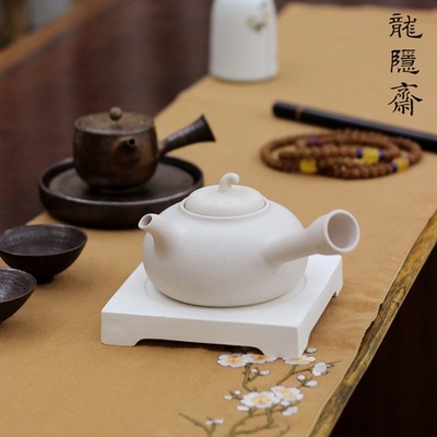 台湾龙隐斋 新品薄胎陶壶煮茶壶 电陶炉专用烧水壶 可泡茶煮茶