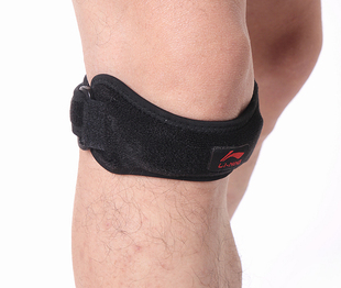 包邮正品李宁lining运动护具加压护髌骨带羽毛球足球篮球护膝带