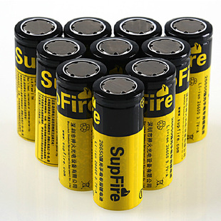 Supfire 26650 充电锂电池正品 L5 L6 L3手电电池高大容量高续航