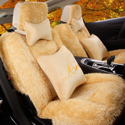 汽车坐垫毛绒座椅垫凯美瑞帕萨特福克斯哈佛H6科鲁兹速腾K2珊瑚绒