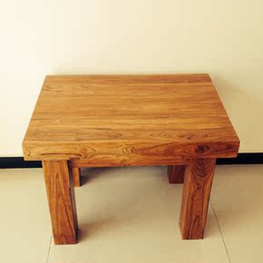 老榆木客厅家具 原生态纯实木茶桌 茶几 矮桌 花桌 电话角桌定做