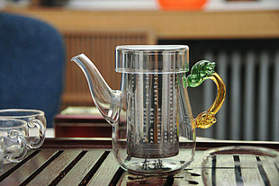 红茶茶具过滤隔耐热不锈钢内胆玻璃茶具冲茶器泡茶壶红茶杯