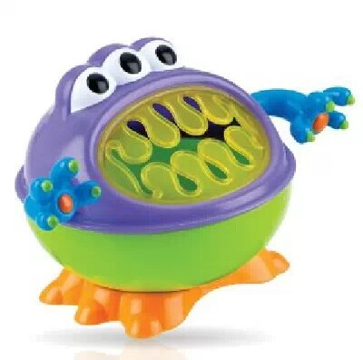 现货 美国代购Nuby 3D小怪物防漏零食碗零食盒防洒/不含BPA
