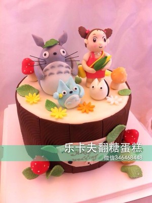 成都个性生日蛋糕*儿童蛋糕*翻糖蛋糕*龙猫蛋糕阿狸蛋糕童话系列