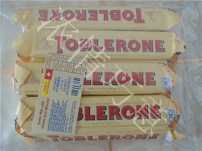 瑞士三角巧克力进口零食Swiss Switzerland TOBLERONE考试巧克力