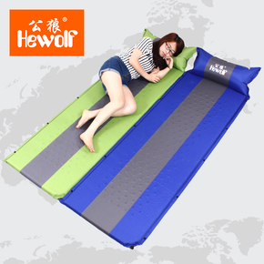 公狼户外防潮垫 自动充气垫 帐篷垫睡垫用品 地垫野营垫 加宽加厚