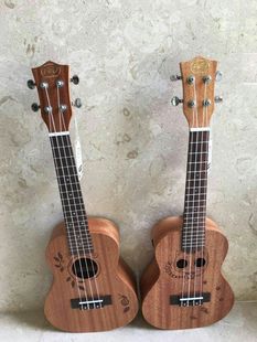 初学者23寸尤克里里夏威夷儿童乌克丽丽四弦琴椴木小吉他送背包