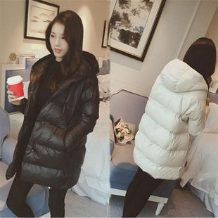 2015冬季新款女装棉袄百搭面包服女棉服韩国加厚中长款连帽袄子潮