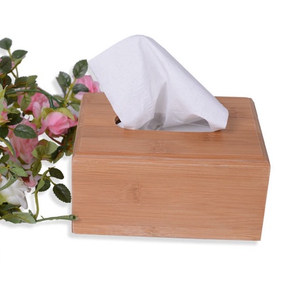 楠竹碳化纸巾盒 抽纸盒 收纳盒长方形抽屉式卫生创意 木质纸巾盒