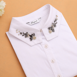 韩国同款时尚假领子衬衫假领衬衣衣领水钻文艺假衣领领子女项链