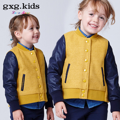 gxg kids童装秋装新款女童外套夹克韩版儿童休闲外套B4321301