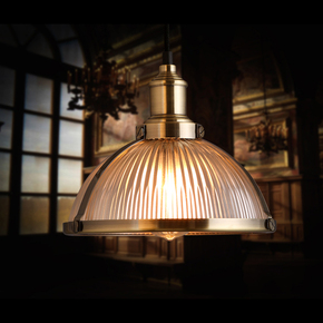 DH灯具 美式复古玻璃灯罩爱迪生灯泡餐厅咖啡馆吧台酒吧创意吊灯