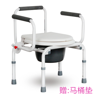 佛山老人坐便椅 老年人孕妇坐便器 坐厕椅 残疾人移动马桶增高器