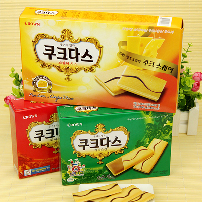 爆款正品韩国进口原产可瑞安奶油蛋酥咖啡蛋酥芝士蛋酥144g