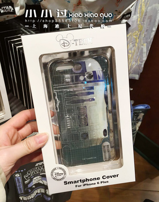 上海迪士尼代购 星球大战7原力觉醒 R2-D2 iphone6p手机壳 正品