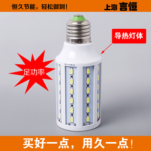 导热散热塑料LED节能灯 5730LED玉米灯 15W恒流驱动包邮特价批发