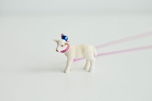 [CHENYIYUAN官方] 小伙伴们之小羊 项链/摆件 可爱彩色动物粉