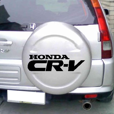 个性车贴汽车侧门贴反光车贴CRV HONDA本田备胎罩贴