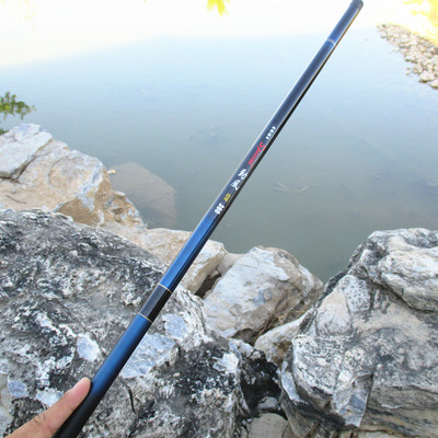 溪流手杆渔具短节钓鱼竿套装台钓竿超轻超硬特价4.5 5.4 6.3米