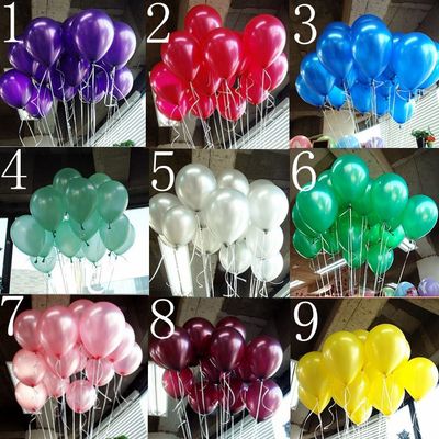韩国进口NEO乳胶球10寸珠光加厚气球 生日聚会装饰球 特靓效果